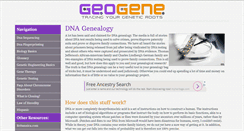 Desktop Screenshot of geogene.com